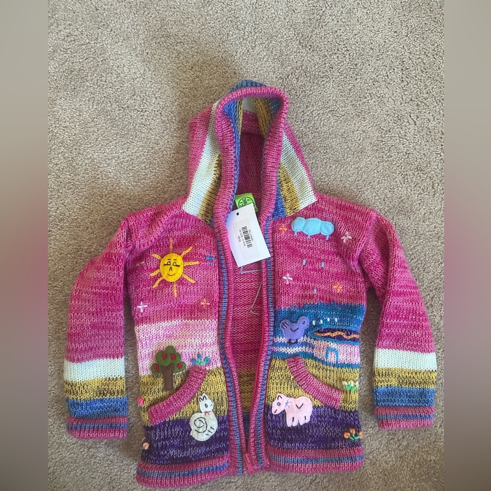 Colorful Kids Hooded Sweater